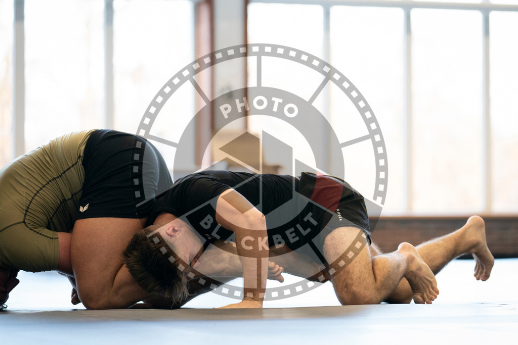 20240309PBB7733 | Fighters compete during the International Luta Livre (ILLCS) Spring Championship in Hannover, Germany, on March 9, 2024.