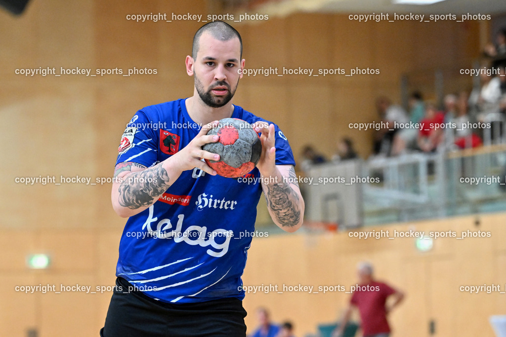 SC Ferlach vs. HSG Holding Graz | #81 Milicevic Micha SC Ferlach, SC Ferlach vs. HSG Holding Graz, SC Ferlach vs. HSG Holding Graz am 24.05.2025 in Ferlach (Ballspielhalle Ferlach), Austria, (Photo by Bernd Stefan)