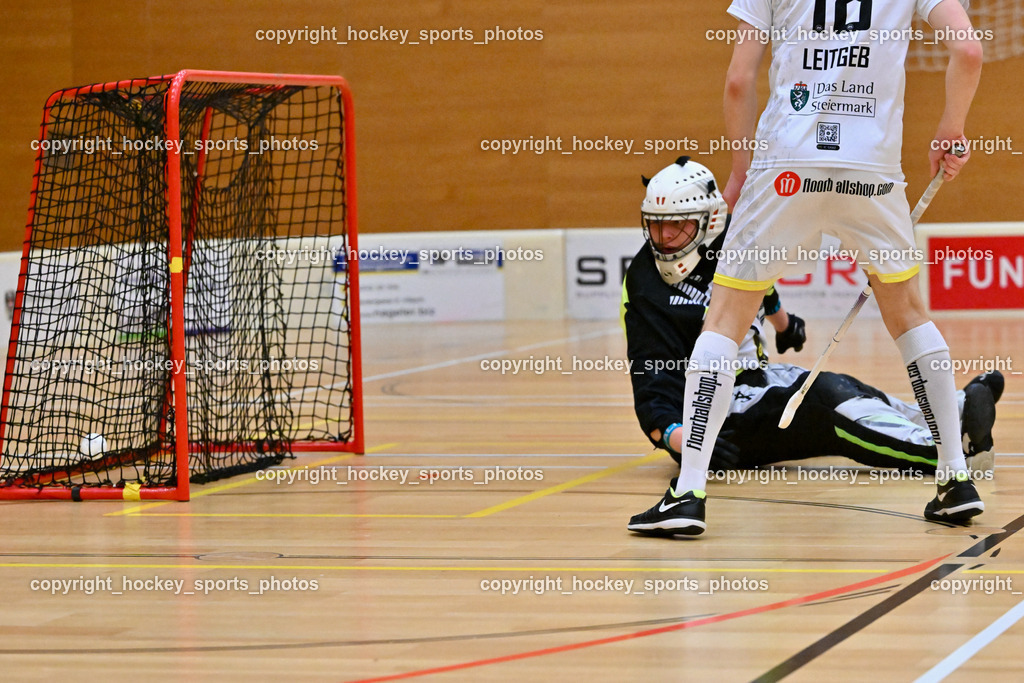 VSV Unihockey vs. IC Graz 17.12.2022 | #34 Lukas Kerschbaumer, Tor VSV Unihockey