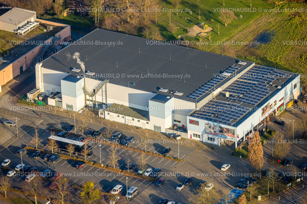 Hamm241200599 | Luftbild, Helinet Eisporthalle Eishalle der Hammer Eisbären, Eishockeyverein, Uentrop, Hamm, Ruhrgebiet, Nordrhein-Westfalen, Deutschland