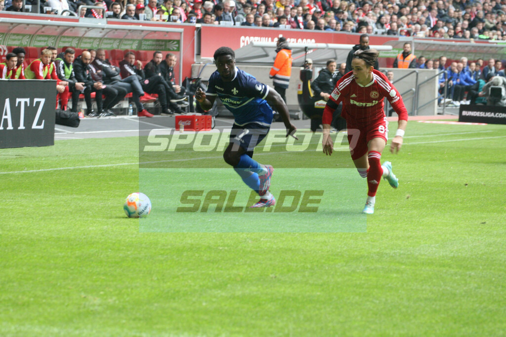 Fortuna Düsseldorf - Darmstadt 98 | Braydon Manu und Michal Karbownik - © Sportfoto-Sale (MK) - Realisiert mit Pictrs.com