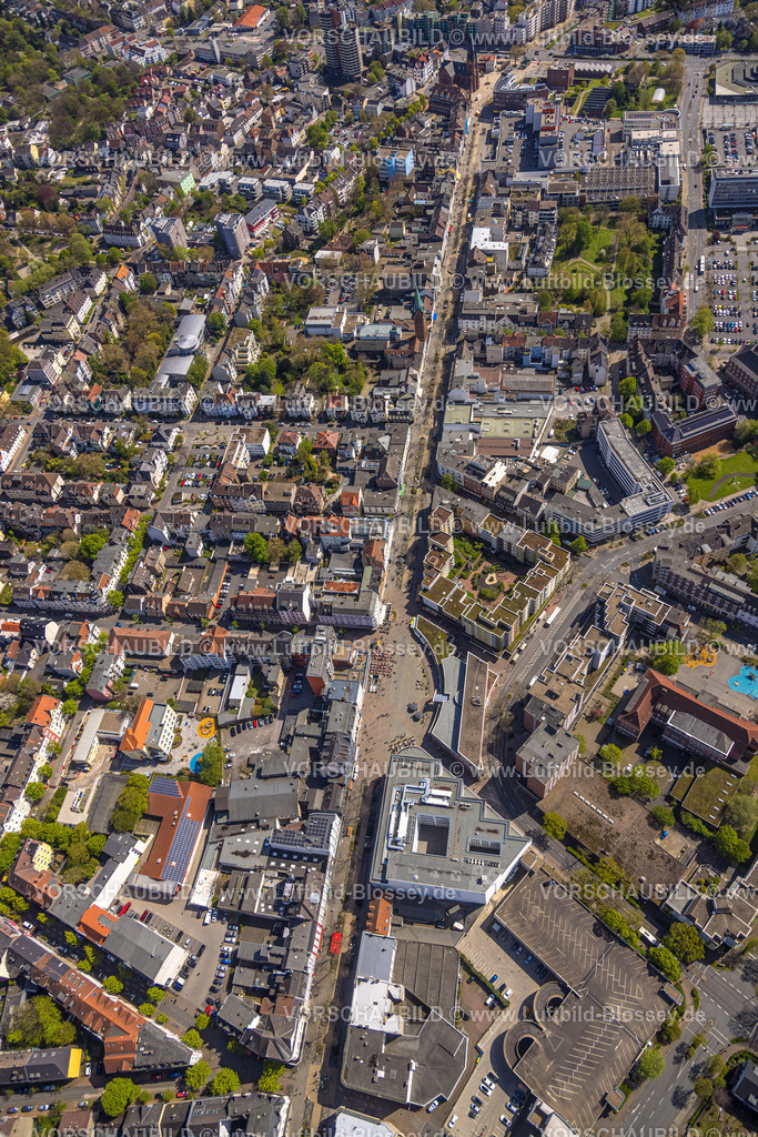 Herne230403150Ost | Luftbild, Neue Höfe und Bahnhofstraße Fußgängerzone, Robert-Brauner-Platz, Herne-Mitte, Herne, Ruhrgebiet, Nordrhein-Westfalen, Deutschland