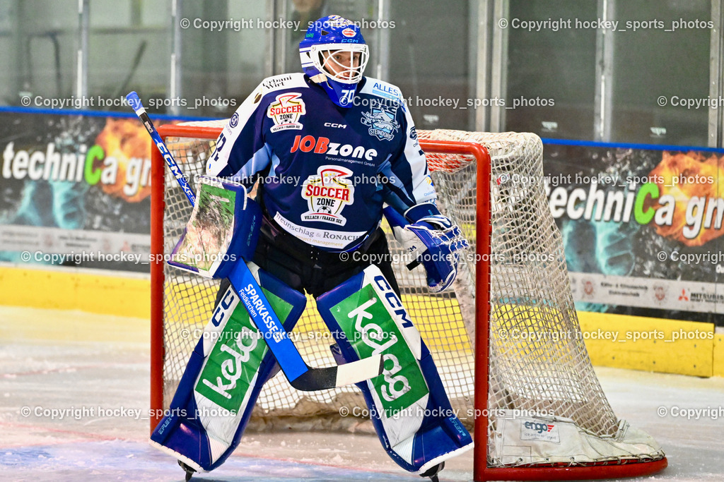 ESC Steindorf vs. ESV Ferlach | #72 Moser Lukas ESC Steindorf, ESC Steindorf vs. ESV Ferlach, ESC Steindorf vs. ESV Ferlach am 19.10.2024 in Steindorf (Ossiachersee Halle), Austria, (Photo by Bernd Stefan)