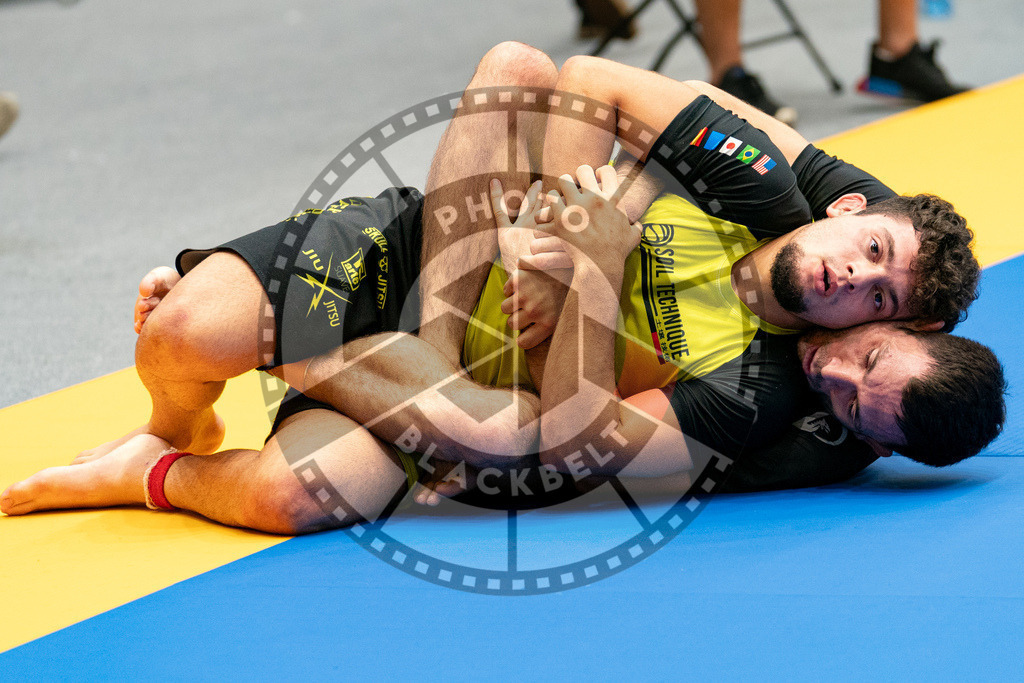 20230916PBB3536 | Fighters compete during the grappling tournement ADCC Trials (European, Middle East and African Championship) in Warsaw, Poland, on September 16, 2023.