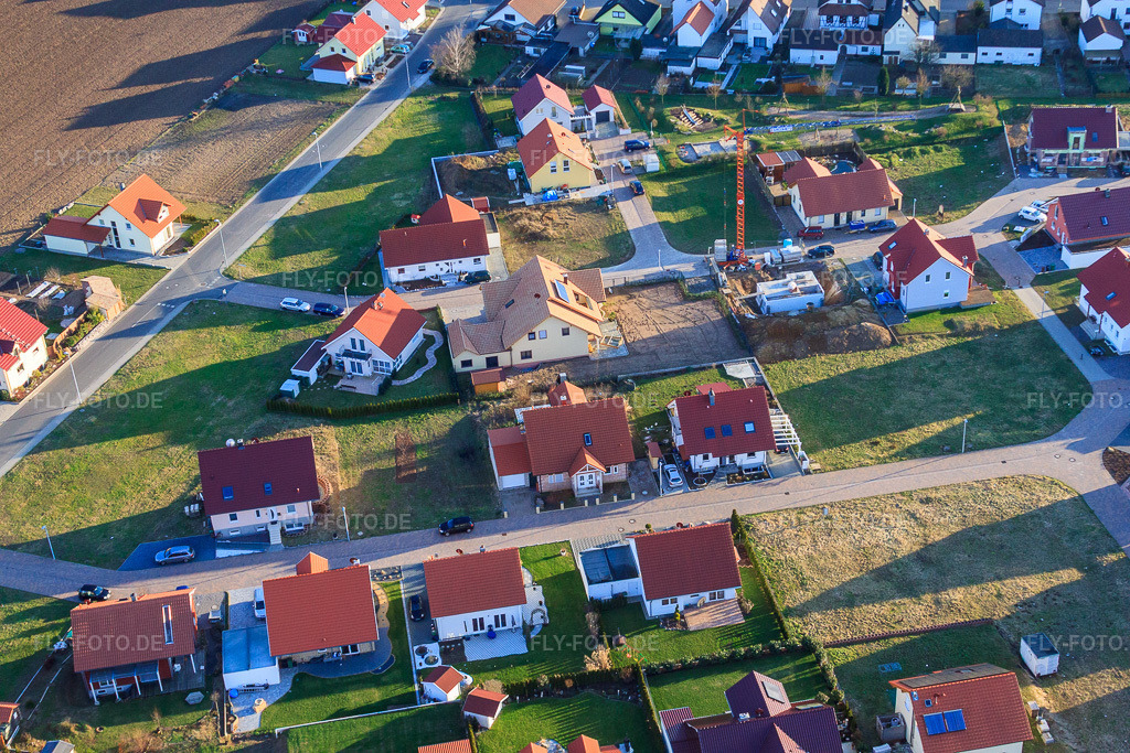 Luftbild: Im Unterfeld im Ortsteil Schaidt in Wörth im Bundesland Rheinland-Pfalz in Deutschland. Foto: IMG_37239.jpg vom 22.01.2011 durch Werner Riehm/FLY-FOTO.de