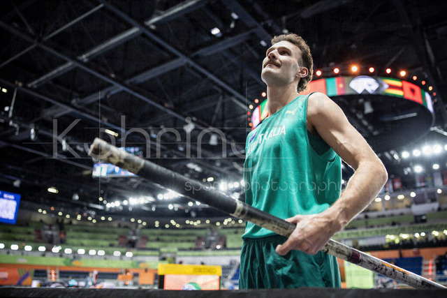 World Athletics Indoor Championships Kujawy Pomorze 26, 21.03.2026 | TORUN, POLAND - MARCH 21: Kurtis MARSCHALL (AUS) during the men's pole vault during the World Athletics Indoor Championships Kujawy Pomorze 26 on day 2 / session 2 at Kujawsko-Pomorska Arena Torun on March 21, 2026 in Torun, Poland. 
