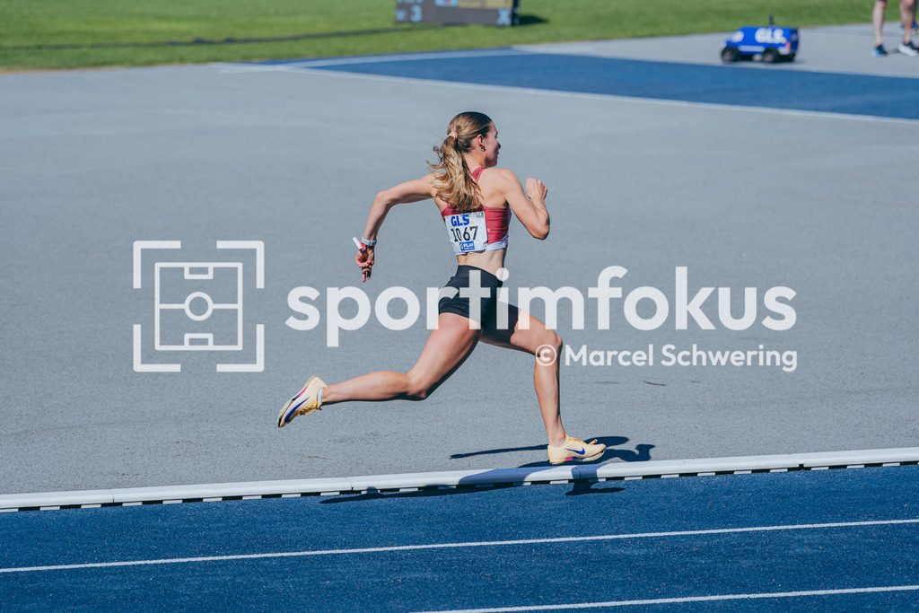 Deutsche Meisterschaften U20 / U16 2026 | Ronja Wulfert, LTV Bad Dürkheim, 1067, 400-Meter-Lauf, Deutsche Meisterschaften der U20 &amp; U16 2026, Lohrheidestadion Bochum-Wattenscheid, 10.07.2026. Foto: Marcel Schwering / sportimfokus - Realisiert mit Pictrs.com