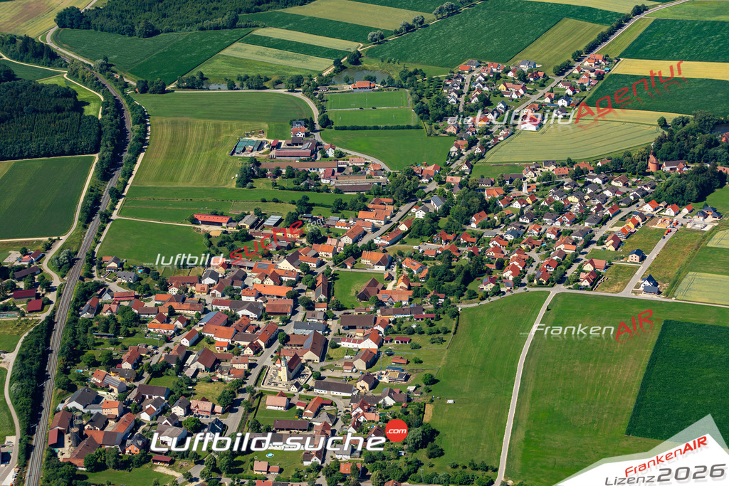 Das Luftbild der Stadt Otting wurde 2022 vom Flugzeug heraus erstellt (keine Drohnen-Aufnahmen) Aufnahmehöhe ca.450 Meter- hohe Bildauflösung und Druck-Qualität. Garantiert!
