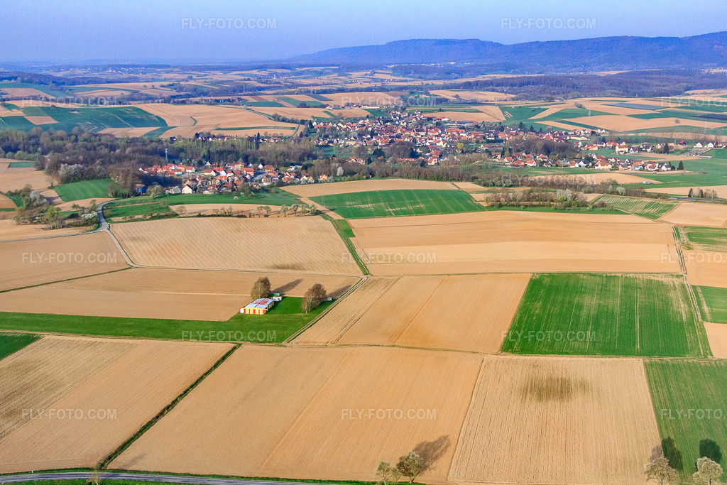 Aerial view: Club ULM de wissembourg in the district Altenstadt in Wissembourg in the state Bas-Rhin, France. – Photo: IMG_63641.jpg taken on 03/30/2014 by Werner Riehm/FLY-FOTO.com – Resolution of the original: 4594 x 3063 px