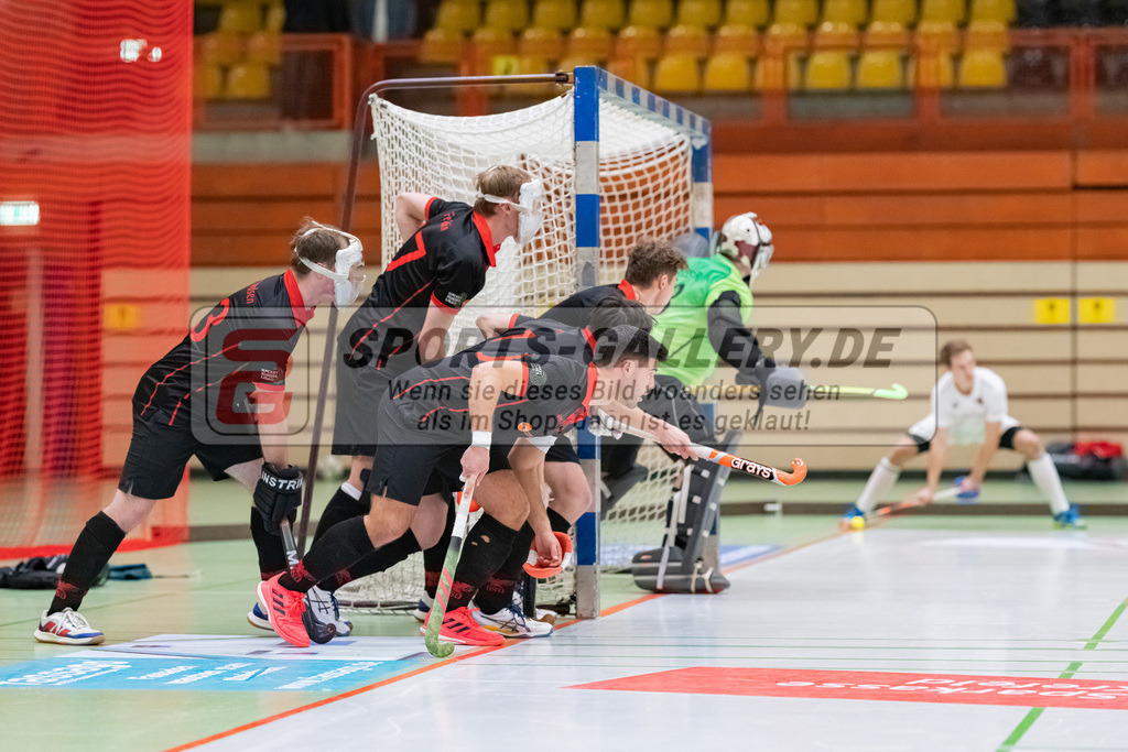 HK_20230113_102777 | 1. Bundesliga ( Halle ) Herren Crefelder HTC - DSD Düsseldorf am 13.1.2023 Crefelder HTC  ( CHTC ) Halle Glockenspitz , Krefeld , Daniele Cioli ( DSD Düsseldor #10 )