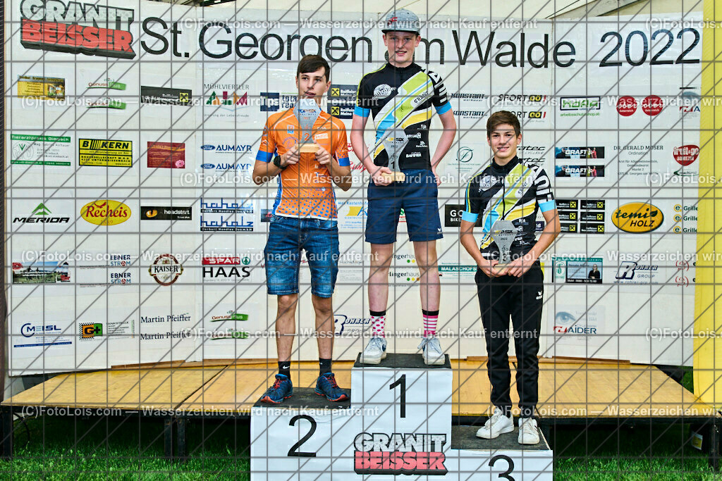 ALP7878_GRANITBEISSER_Siegerehrung_Small | (C)FotoLois.com, Alois Spandl, 28. GRANITBEISSER Mountainbike-Marathon in St. Georgen am Walde, Sa 3. Sept. 2022.