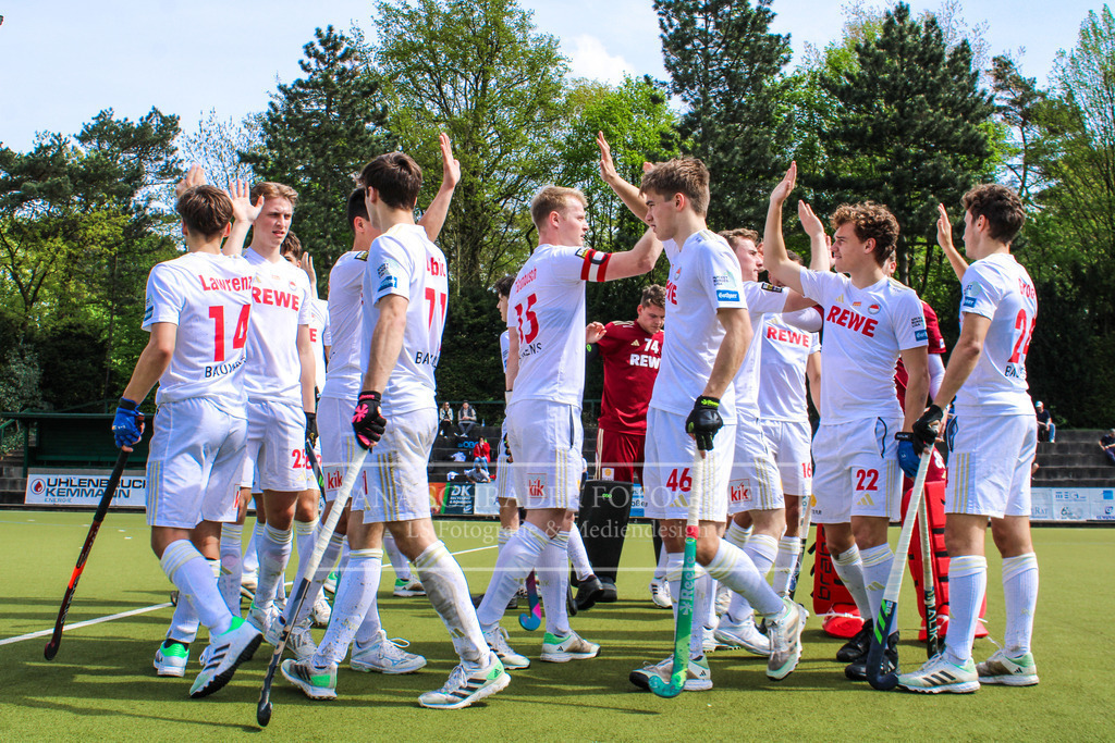 Bundesliga Herren HTC Uhlenhorst Mülheim - Rot-Weiß Köln 13.04.24 Mülheim-129 | lanaschraderfotografie - Realisiert mit Pictrs.com
