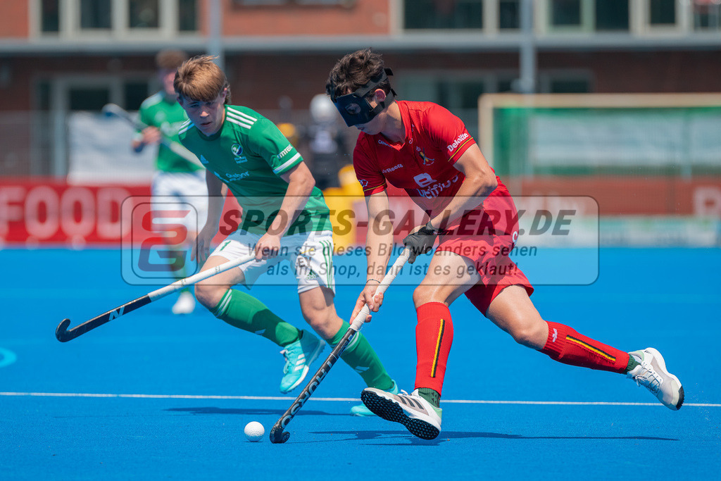 HK_20230709_100120 | Euro Hockey MU18 Belgium - Ireland Championship Girls &amp; Boys am 9.7.2023 CHTC , Krefeld ,