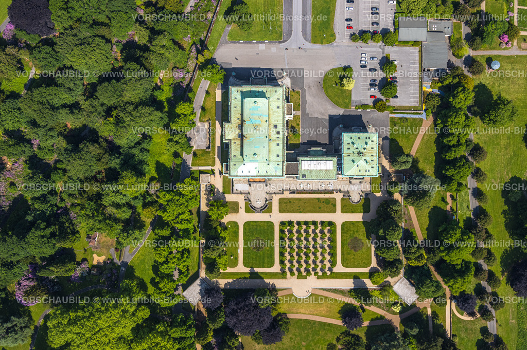 Essen220502557 | Luftbild, Senkrechtaufnahme der Villa Hügel, Essen-Bredeney, Essen, Ruhrgebiet, Nordrhein-Westfalen, Deutschland