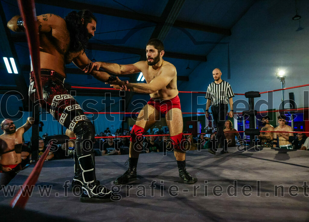 2023-11-11_099_Erding_Wrestlingshow | Erding, Deutschland, 11.11.2023:
Wrestling, Saison 2023, EWS Wrestling ERDING

Foto: Christian Riedel / fotografie-riedel.net