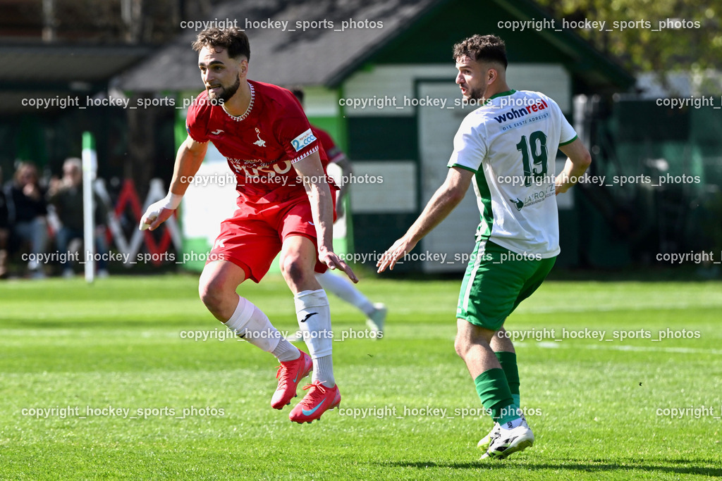 SV Donau Klagenfurt vs. SAK | #24 Jovan Koprivica SAK, #19 Sufjan Sulemani SV Donau,  SV Donau Klagenfurt vs. SAK, SV Donau Klagenfurt vs. SAK am 11.04.2026 in Klagenfurt (Sportplat Donau ), Austria, (Photo by Bernd Stefan)
