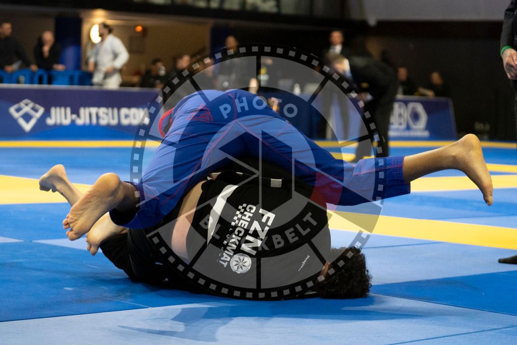 20240119PBB0866 | Fighters compete during the IBJJF European Championship in Paris, France, on January 19, 2024.