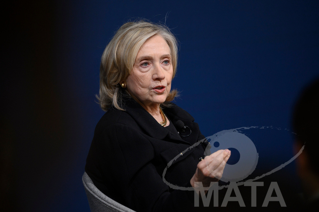 _DWI2738 | Die US-Politikerin Hillary Clinton auf der Veranstaltung Bridging Scholarship and Statecraft im Rahmen der Münchner Sicherheitskonferenz 2026. München, 13.02.2026 Bayern Deutschland  - Realisiert mit Pictrs.com