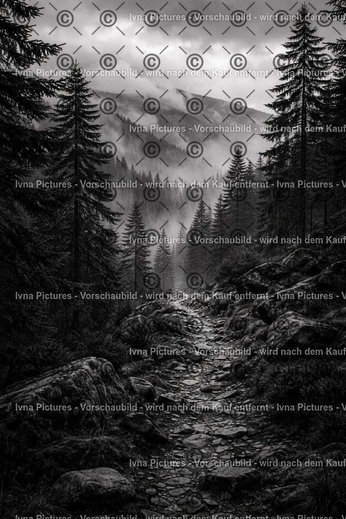 Verlassener Pfad im Harzgebirge | Ivna Pictures - Realisiert mit Pictrs.com
