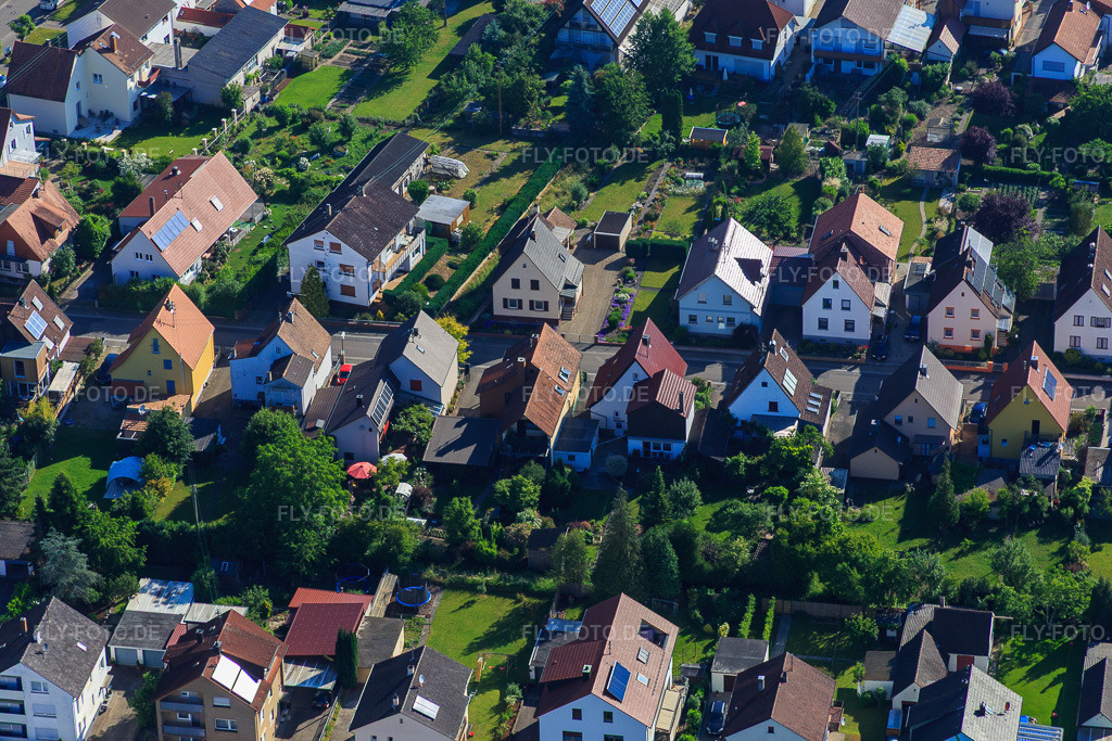 Luftbild: Waldstr in Kandel im Bundesland Rheinland-Pfalz in Deutschland. Foto: IMG_080151.jpg vom 05.06.2015 durch Werner Riehm/FLY-FOTO.de