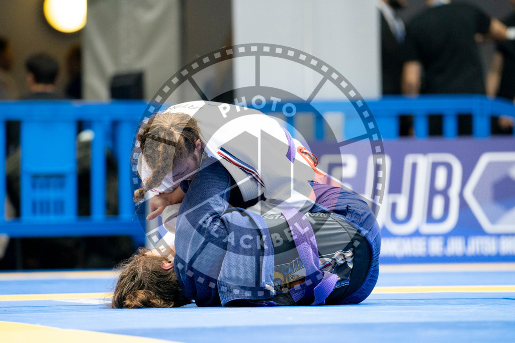 20240124PBB04831 | Fighters compete during the second day of the IBJJF European Championship in Paris, France, on January 24, 2024.