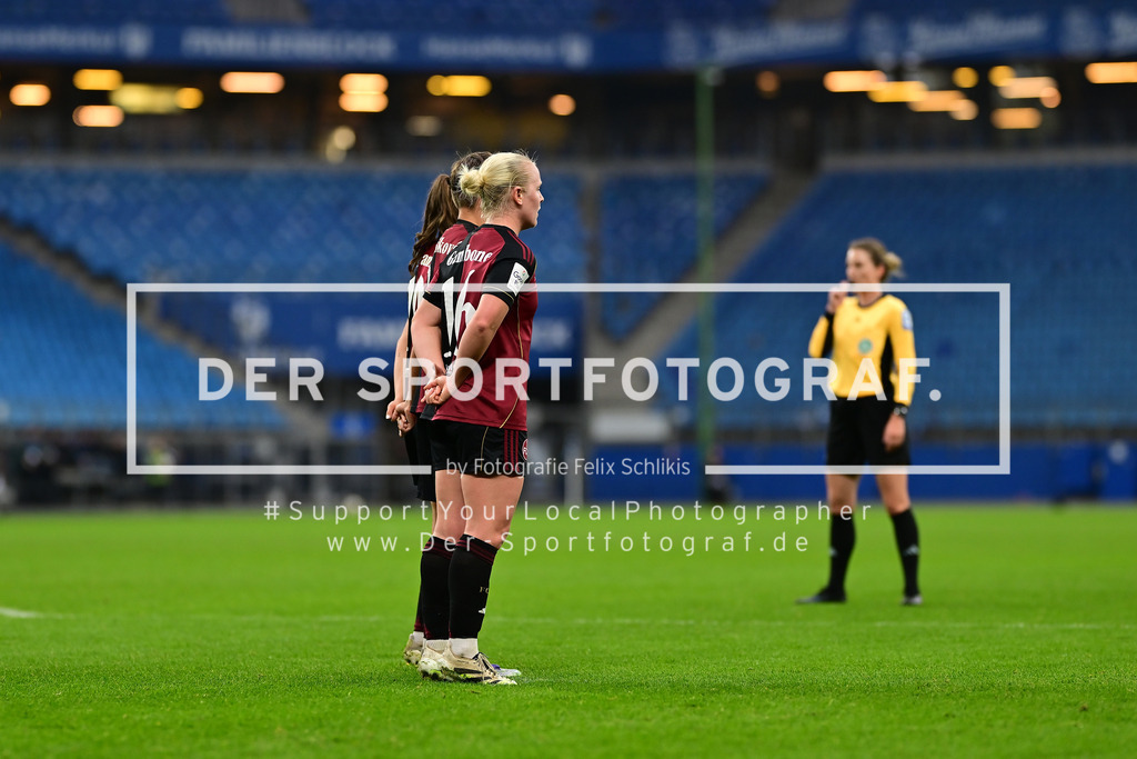 Fußball I Frauen I Saison 2025-2026 I Bundesliga I 10. Spieltag I Hamburger SV - 1. FC Nürnberg I 44575 | Der Sportfotograf. - Realized with Pictrs.com