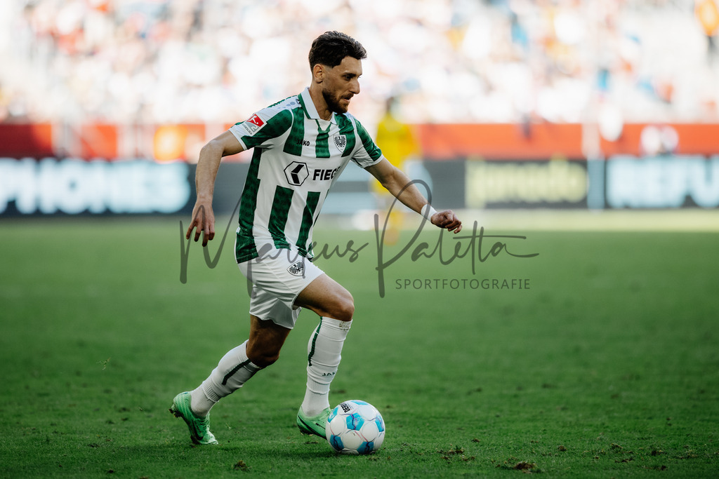 2. Bundesliga, Saison 2024/25, 28. Spieltag: Fortuna Düsseldorf - SC Preußen Münster | Düsseldorf, 05.04.2025: 2. Bundesliga, 28. Spieltag, Fortuna Düsseldorf gegen SC Preußen Münster in der Merkur Spiel-Arena in Düsseldorf. Foto: sportfotografie.ms | Markus Paletta - Realisiert mit Pictrs.com