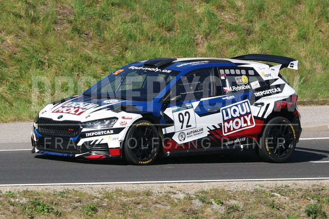 FIA European Hill Climb Championship – Rechberg 2026 | FIA European Hill Climb Championship at Rechberg, held from 24 to 26 April 2026 near Tulwitz, Styria, Austria. The image shows Marek RYBNÍCEK (CZE) Skoda Fabia RS Rally 2.