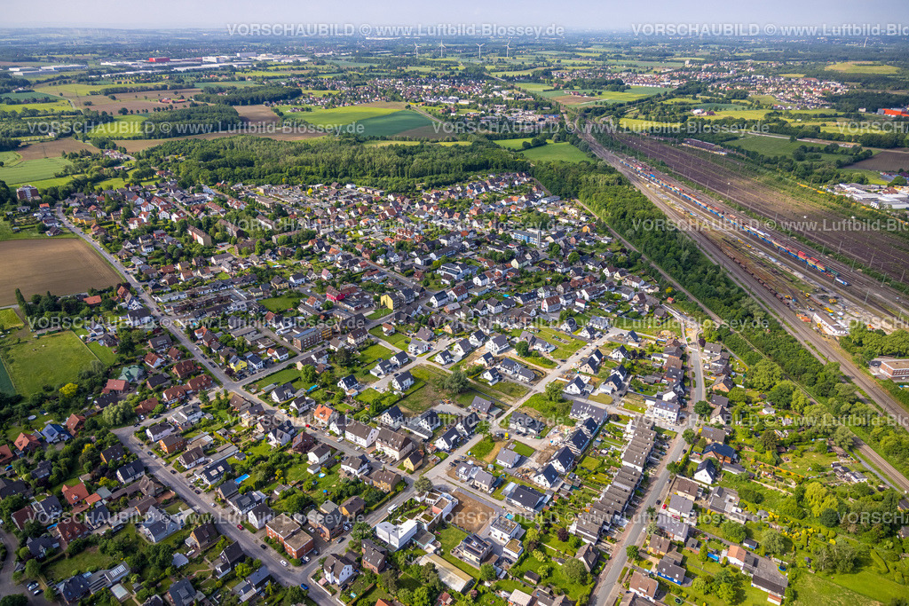 Hamm220501206 | Luftbild, Ortsansicht Lohauserholz, Pelkum, Hamm, Ruhrgebiet, Nordrhein-Westfalen, Deutschland