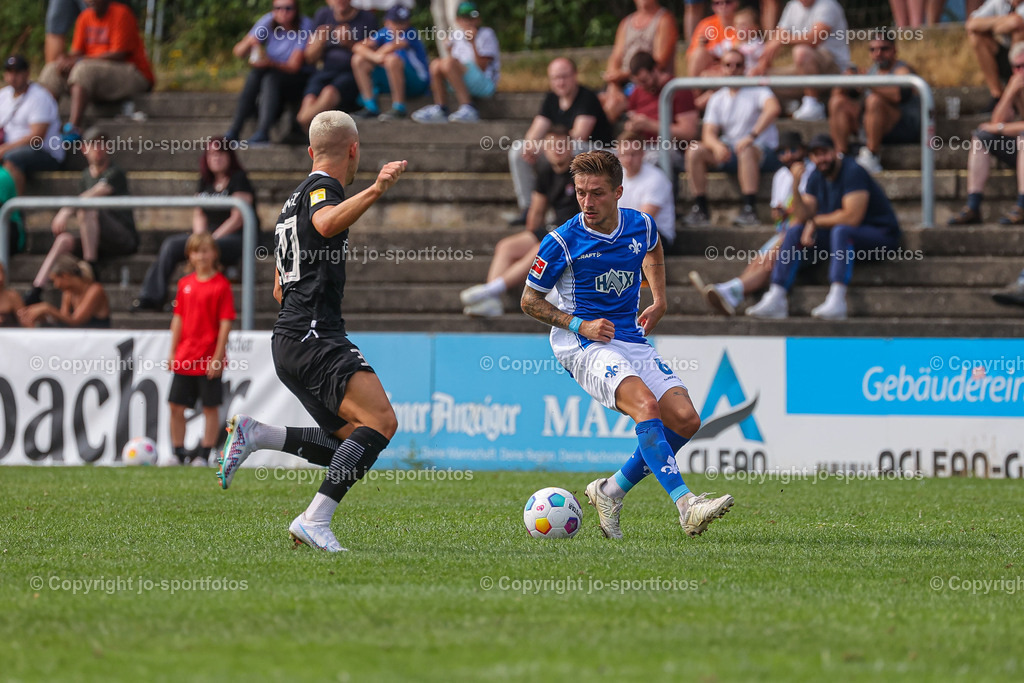 Giessen_Darmstadt (177) | 16.07.2023; Testspiel; Waldstadion Gießen; FC Gießen - SV Darmstadt 98; Ergebnis: 2:0 (0:0)