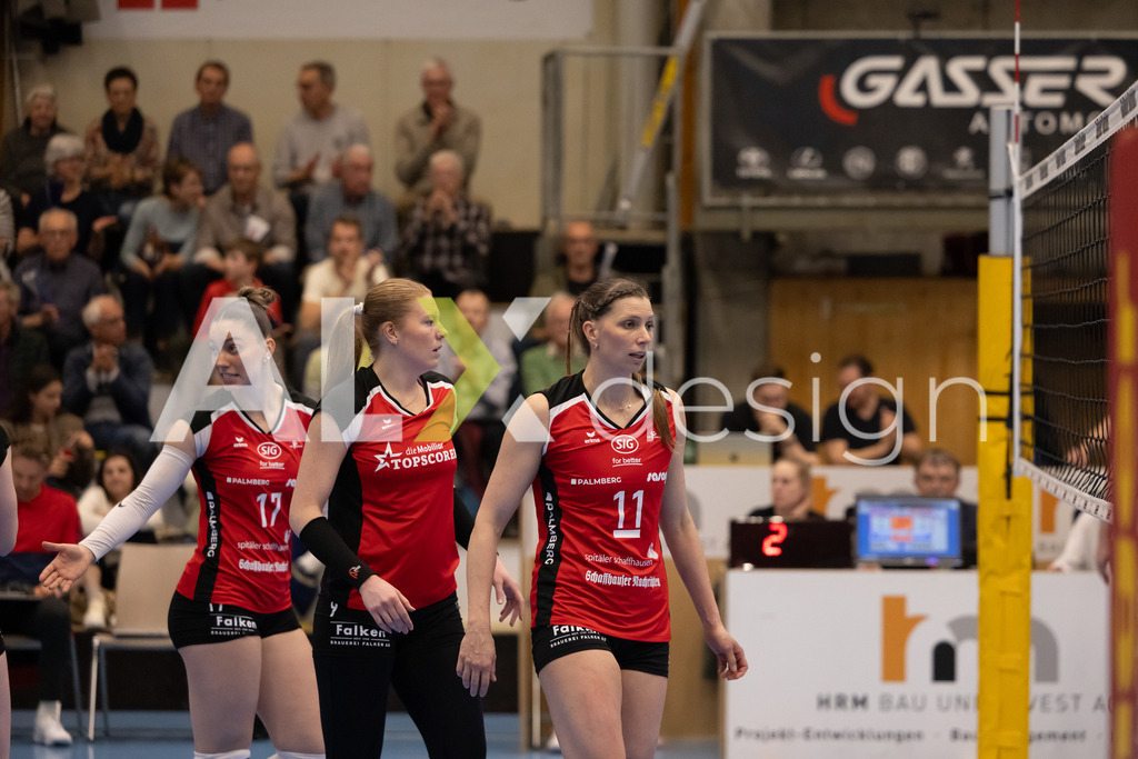 Volleyball I Frauen I Saison 2025-2026 I Volleyball NLA | Women I 1/2 Finals I  VC Kanti Schaffhausen - Sm'Aesch Pfeffingen I 22.03.2026 | 11 Kateřina Holásková (CZ) (VC Kanti Schaffhausen) – Mitte - Realisiert mit Pictrs.com