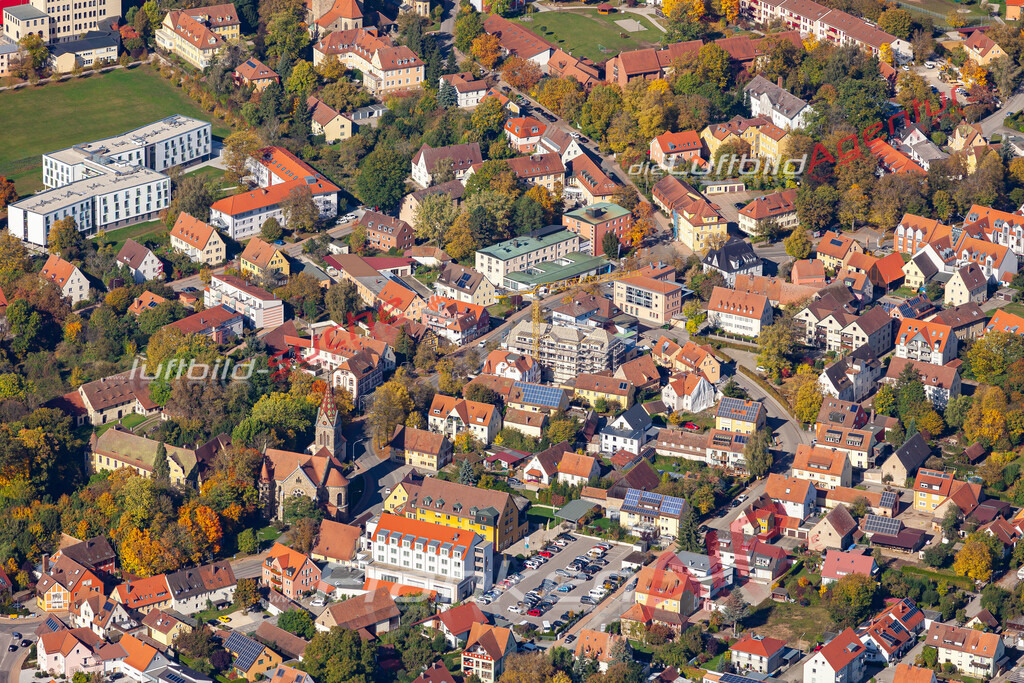 aktuelles Luftbild von  Neuendettelsau - Luftaufnahme wurde 2019 von https://frankenair.de mittels Flugzeug (keine Drohne) erstellt.