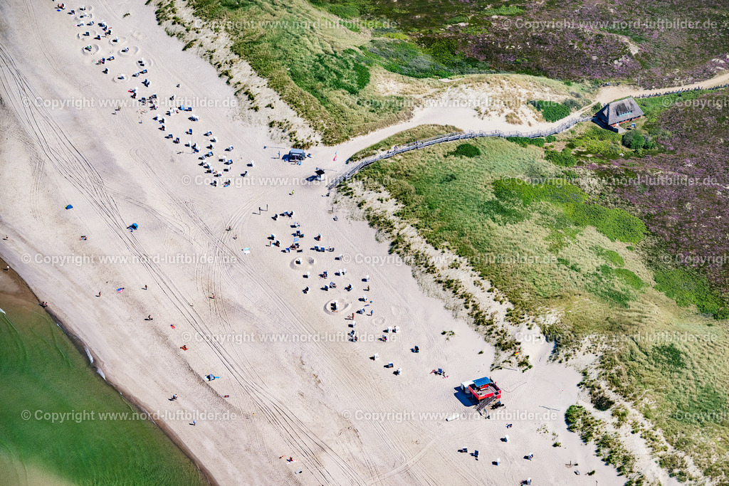 Sylt_Kampen_Strand_Laaning_Strandwirtschaft_ELS_4250130825 | KAMPEN (SYLT) 13.08.2025 Sandstrand- Landschaft entlang des Küsten- Verlaufes mit Strandtreppe in Kampen (Sylt) auf der Insel Sylt im Bundesland Schleswig-Holstein, Deutschland. // Beach landscape along the with Strandtreppe in Kampen (Sylt) at the island Sylt in the state Schleswig-Holstein, Germany. Foto: Martin Elsen