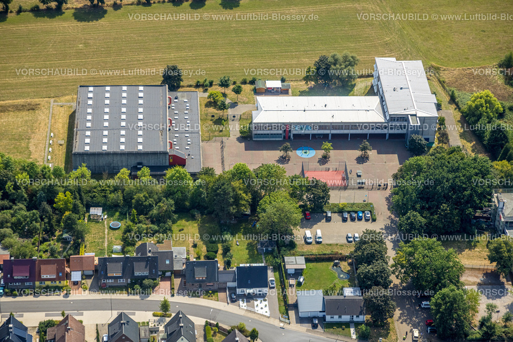 Hamm220809406HerringenPelkum | Luftbild, Alfred-Delp-Schule, Pelkum, Hamm, Ruhrgebiet, Nordrhein-Westfalen, Deutschland