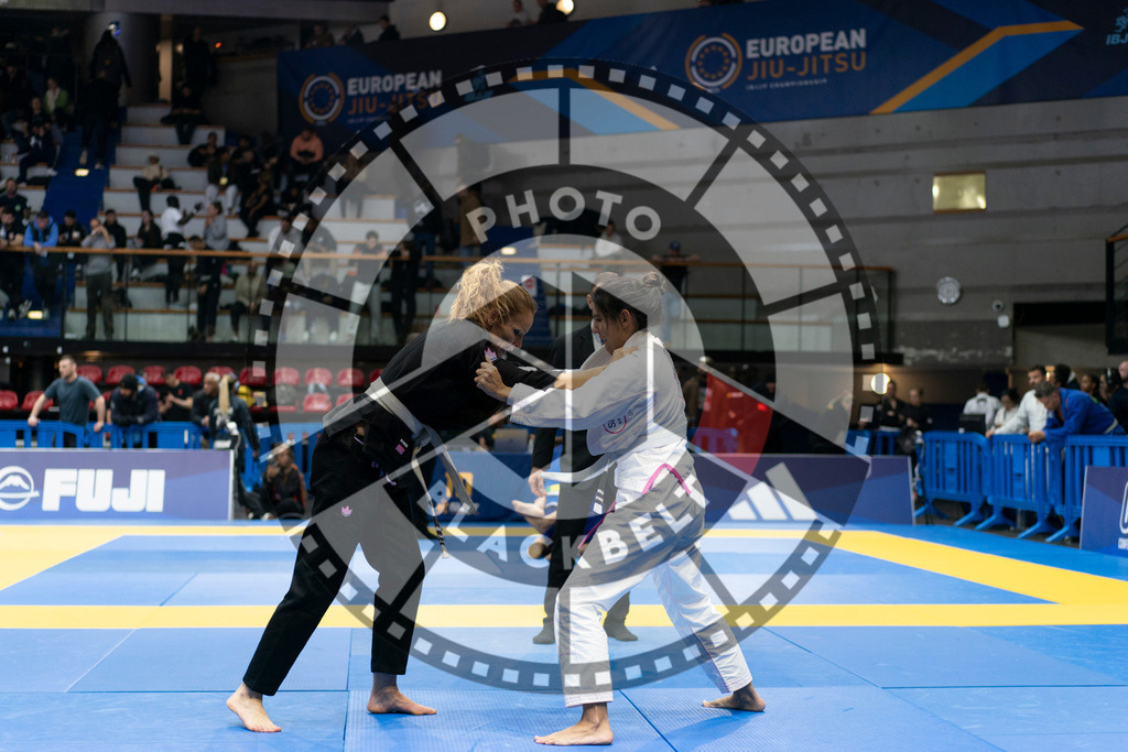 20240119PBB3351 | Fighters compete during the IBJJF European Championship in Paris, France, on January 19, 2024.