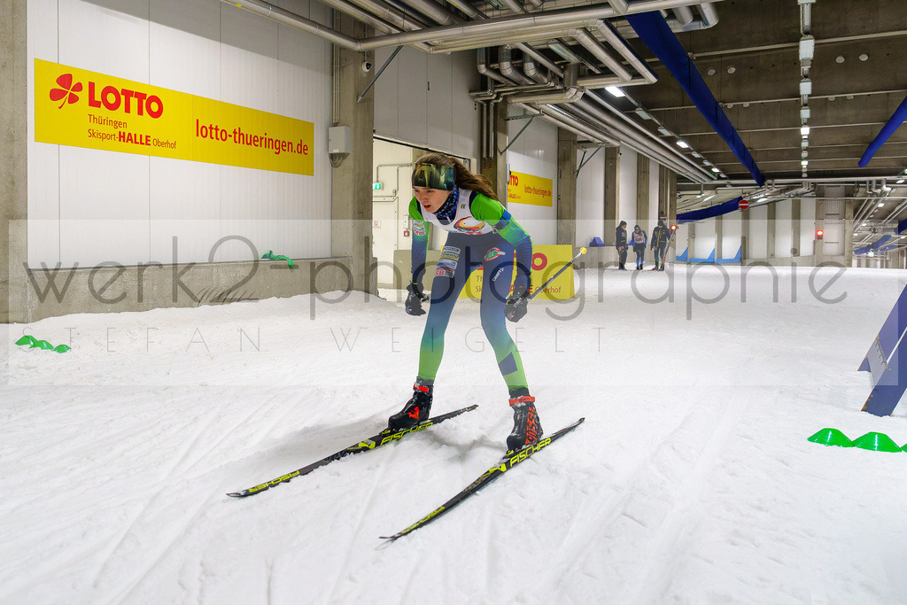 Testwettkampf Oberhof | Skihalle Oberhof am 14. Januar 2023