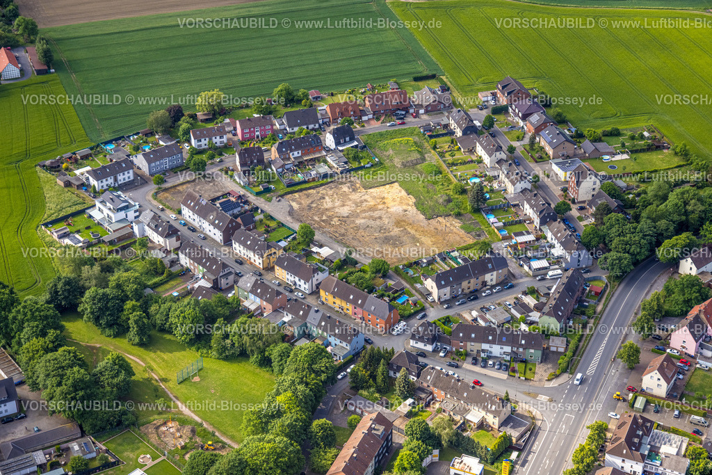 Hamm220501100 | Luftbild, Wohnsiedlung Baugebiet Kupferstraße, Pelkum, Hamm, Ruhrgebiet, Nordrhein-Westfalen, Deutschland