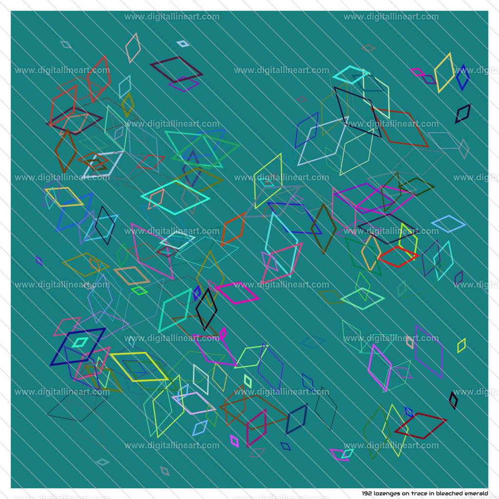 192-lozenges-trace-in-bleached-emerald | digitallineart - Realisiert mit Pictrs.com