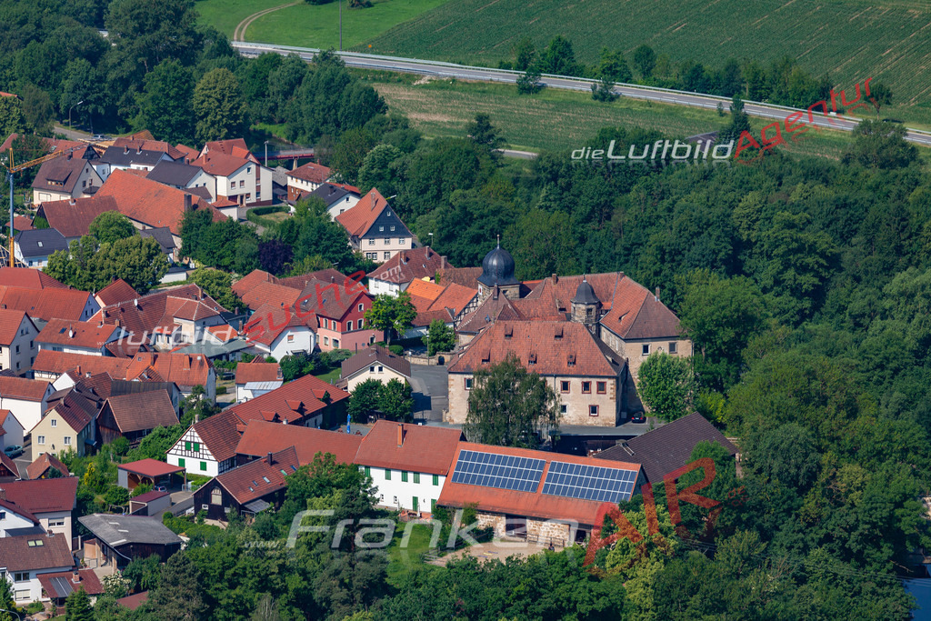 aktuelles Luftbild von  Redwitz-rodach - Luftaufnahme wurde 2018 von https://frankenair.de mittels Flugzeug (keine Drohne) erstellt.