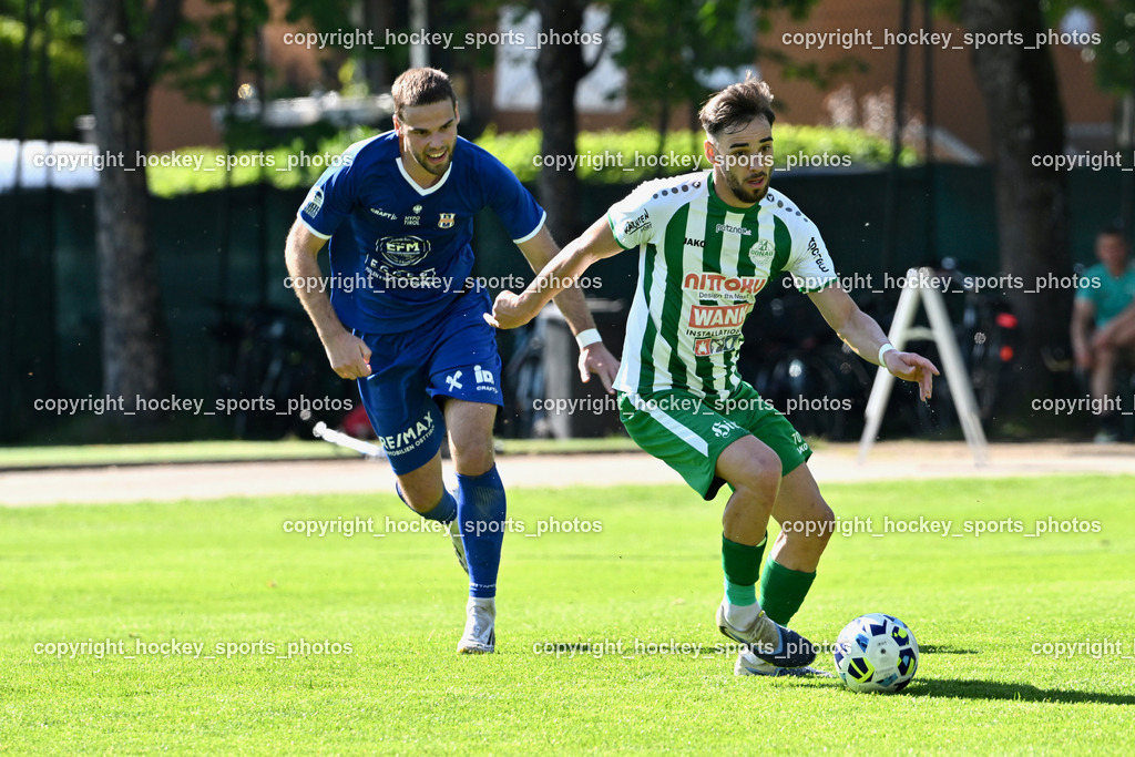 SV Donau vs. Union Matrei | #8 Benjamin Cosic Union Matrei, #70 Melvin Osmic SV Donau,  SV Donau vs. Union Matrei, SV Donau vs. Union Matrei am 03.05.2026 in Klagenfurt (Sportplatz Donau), Austria, (Photo by Bernd Stefan)