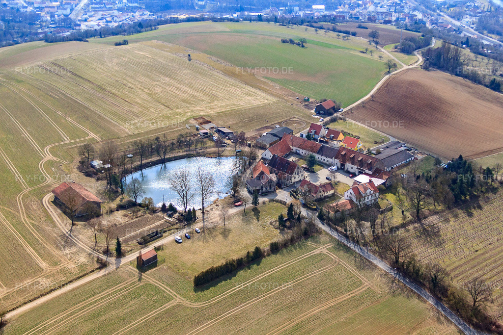 Luftbild: Kaltenhof im Ortsteil Mainberg in Schonungen im Bundesland Bayern in Deutschland. Foto: IMG_56258.jpg vom 07.04.2013 durch Werner Riehm/FLY-FOTO.de
