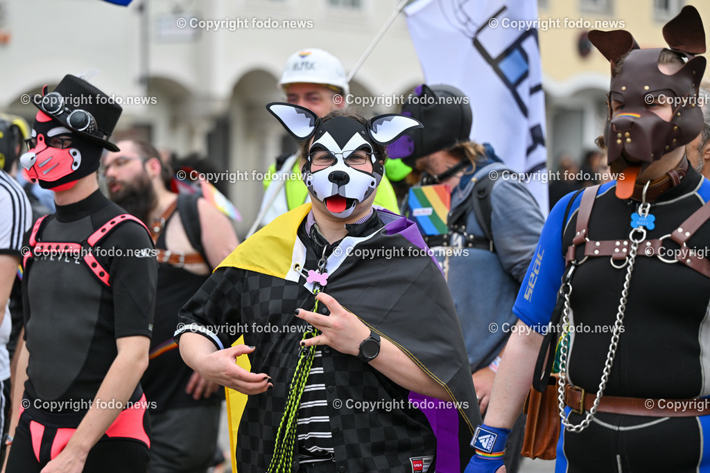 Linzpride 2023_ 24.06.2023-76 | 24.06.2023, Linz, AUT, Linzpride 2023, im Bild Teilnehmer an der Linzpride 2023