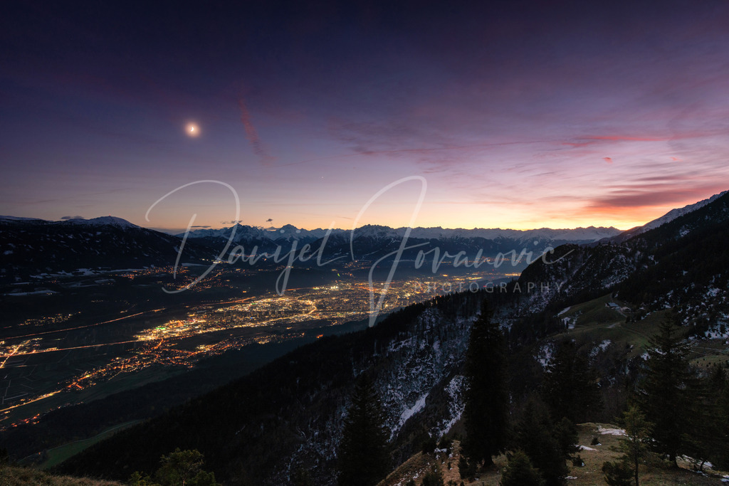 Kaisersäule | Blick auf Innsbruck von der Kaisersäule in Thaur aus