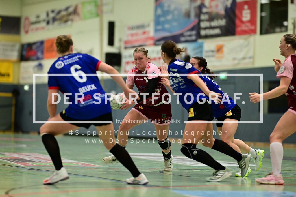 Handball I Frauen I Saison 2025-2026 I 2. HBF I 19. Spieltag I HL Buchholz 08-Rosengarten - Rostocker HC I 91419 | Der Sportfotograf. - Realisiert mit Pictrs.com
