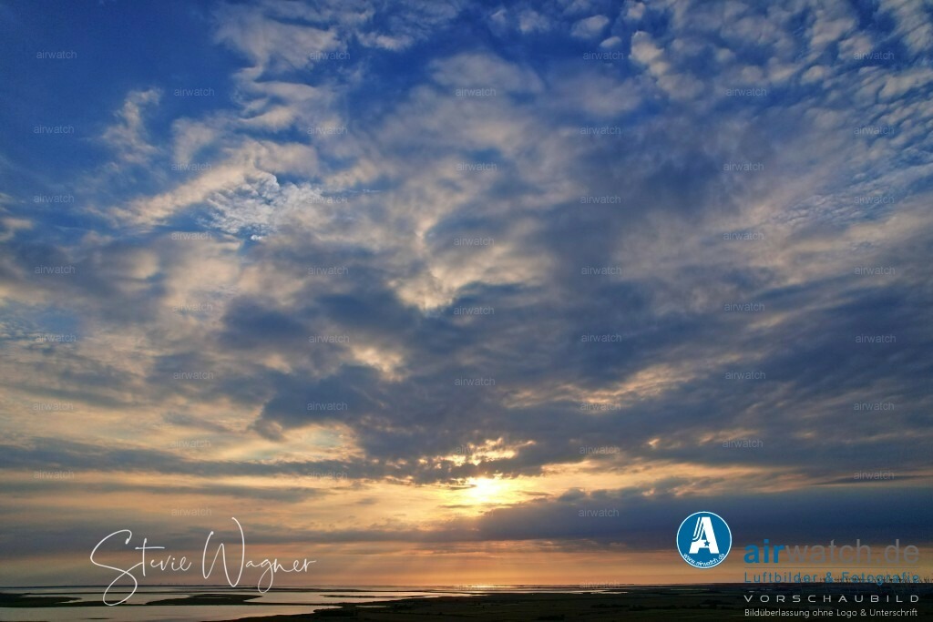 Luftbilder Hattstedtermarsch | Luftbilder, Nordsee, Nordfriesland, Hattstedtermarsch, Deichweg, Sterdebüll, Speckiweg, Herstum, Herrweg, Holmer See
