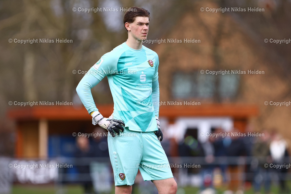 NH_FCStPauliU19_SGDynamoDresdenU19_DFBNachwuchsliga_28032026 | #1 Maximus Fritzsche (SG Dynamo Dresden U19)Fußball I Junioren I U19 DFB-Nachwuchsliga Hauptrunde Liga B, Gruppe B I Saison 2025-2026 I 7. Spieltag I FC St. Pauli U19 - SG Dynamo Dresden U19 I 28.03.2026 I Sportplatz Brummerskamp