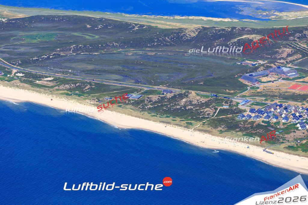 Die Luftbildaufnahme Rantumer-duenen - Sylt wurde 2018 mittels Flugzeug (keine Drohne) erstellt. Perfekte Schärfe und Druck- Auflösung- Garantiert!