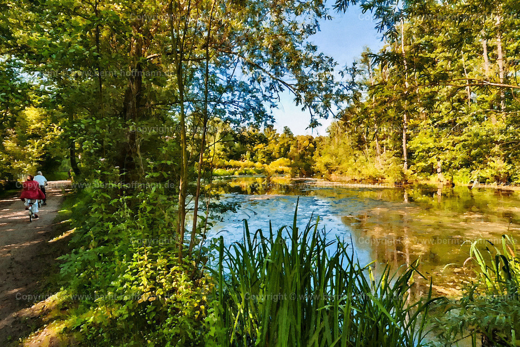 PDM2_1717_HH-Alstertal_120x80 | DIGITALKUNST. Hamburg. Idylle am Alstertal. - Realisiert mit Pictrs.com