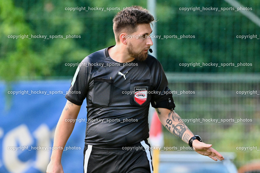 KAC 1909 vs. SAK | Almedin Medin Referee, KAC 1909 vs. SAK, KAC 1909 vs. SAK am 06.09.2024 in Klagenfurt (Sportplatz KAC), Austria, (Photo by Bernd Stefan)