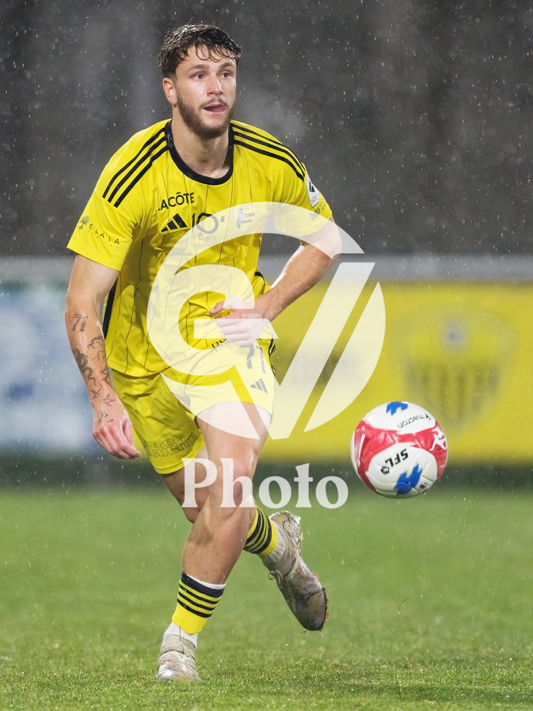 dieci Challenge League - FC Stade Nyonnais v Neuchatel Xamax FCS |  during the dieci Challenge League match between FC Stade Nyonnais and Neuchatel Xamax FCS at Centre sportif de Colovray in Nyon, Switzerland
